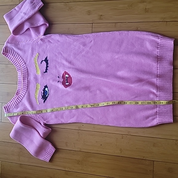 Sweater Dress VTG Betsey Johnson Vampire Fang SZ L - Picture 13 of 13